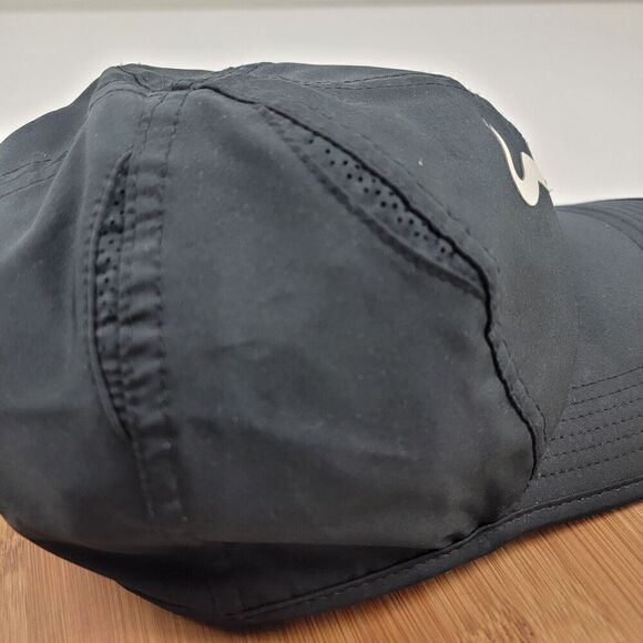 Nike L/XL Adult Rafael Nadal Bull Featherlight Tennis Cap-Black hat Distressed - Picture 7 of 10